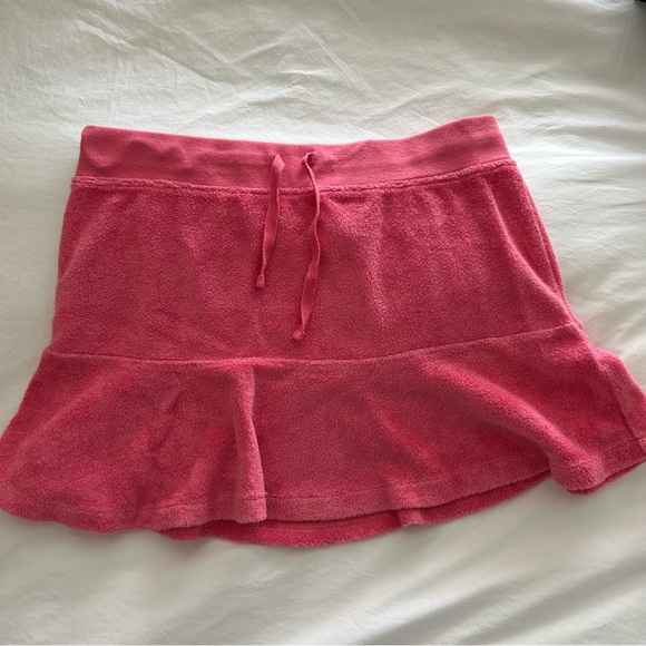 Pink terry cloth skirt - Picture 1 of 2